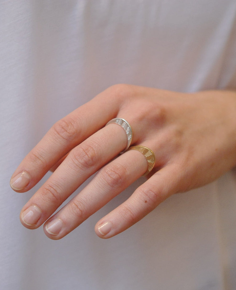 Bague Flèche vermeil BAGUE ombre claire 