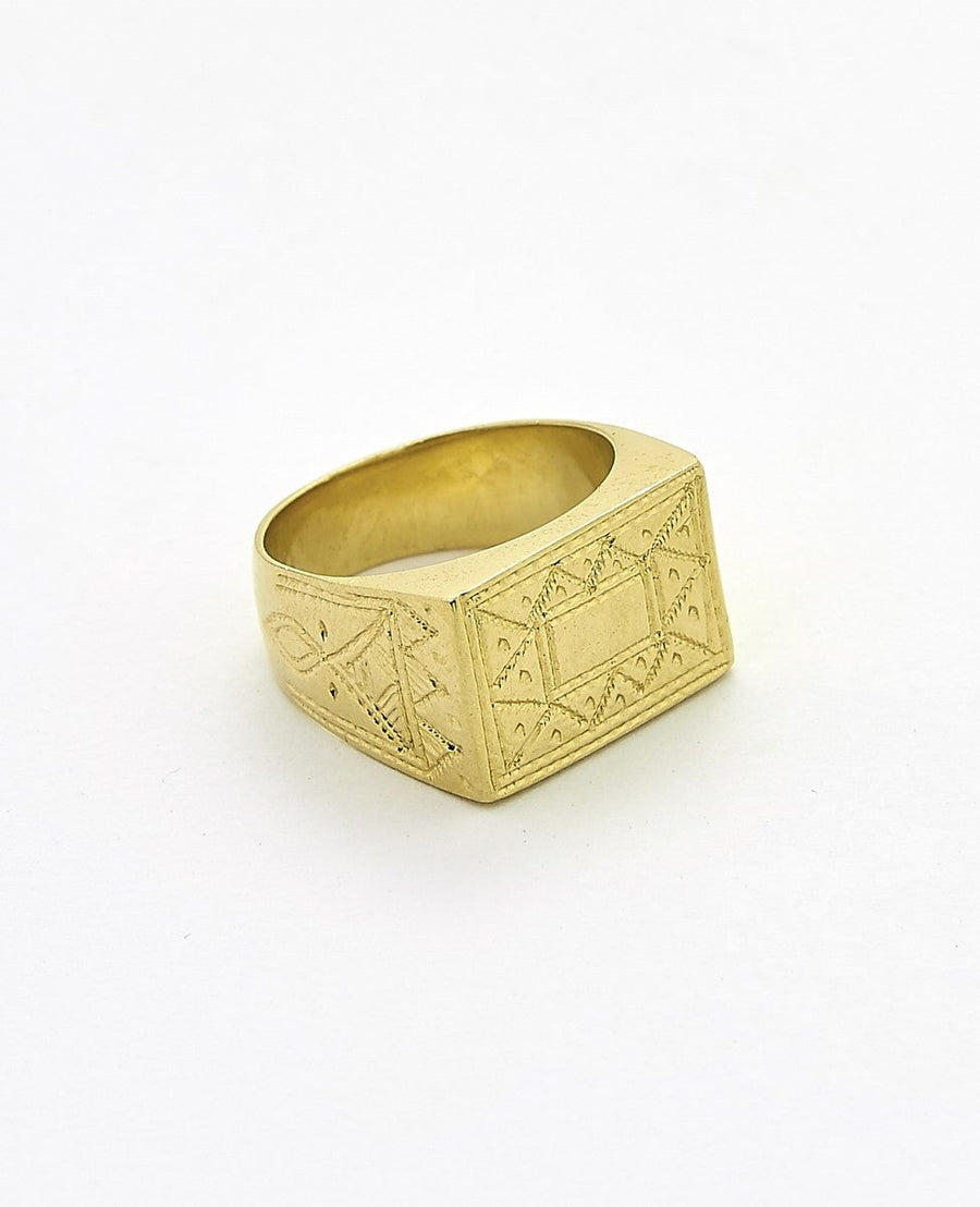 Bague LOUIS vermeil BAGUE ombre claire 