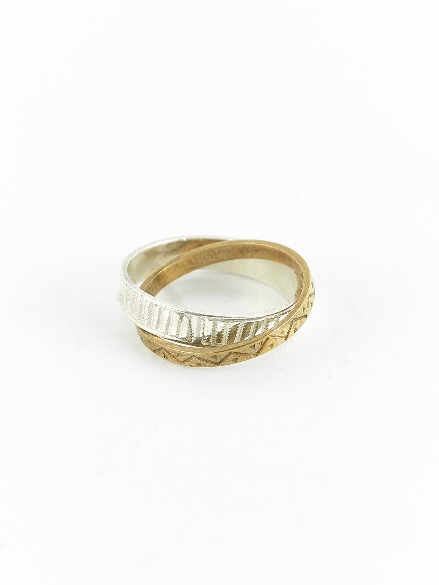 Bague système solaire BAGUE ombre claire 