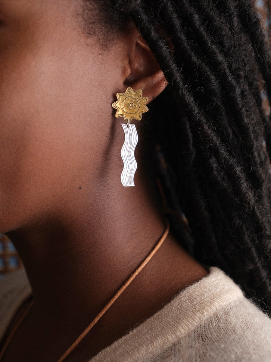 Boucles Eden BOUCLES D'OREILLES ombre claire