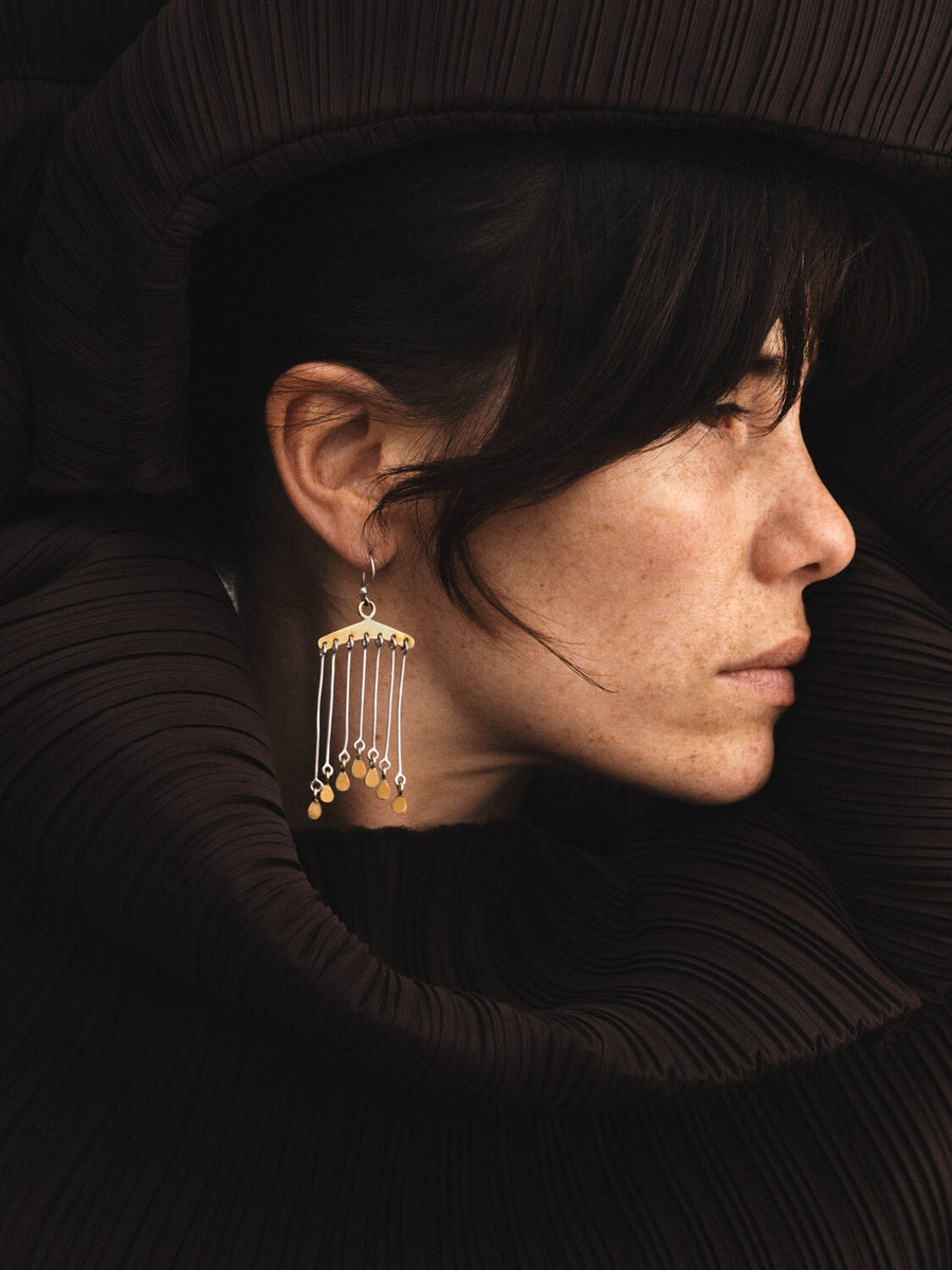 Boucles la douceur BOUCLES D'OREILLES ombre claire