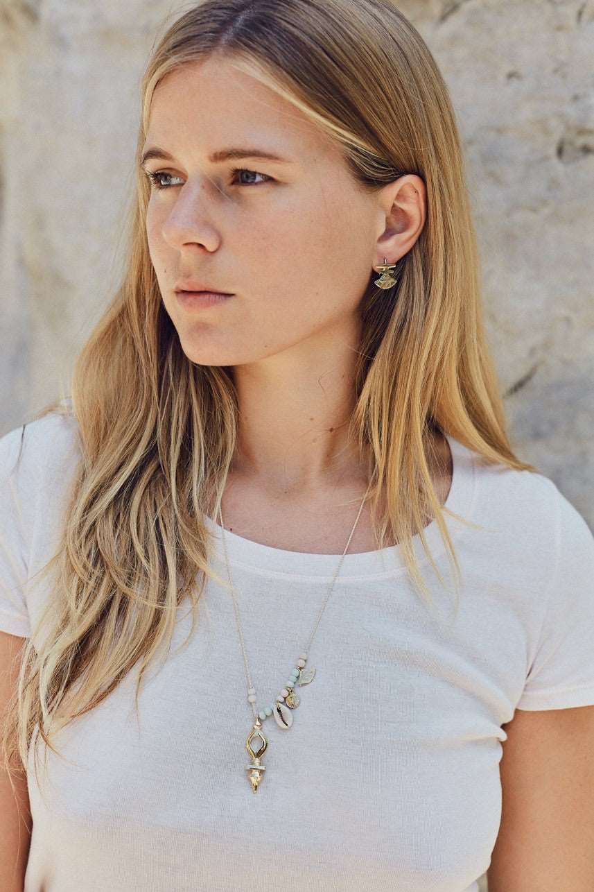 BOUCLES TABARAT BOUCLES D'OREILLES ombre claire 