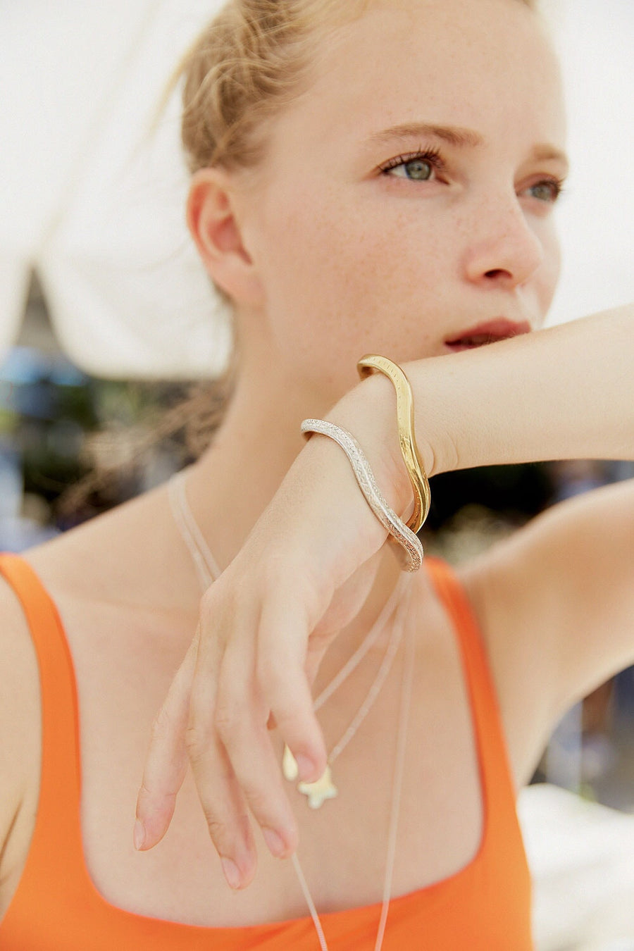 Bracelet parasol argent BRACELET ombre claire
